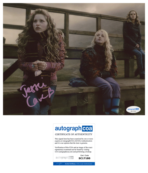 Jessie Cave Harry Potter Signed Autograph 8x10 Photo ACOA