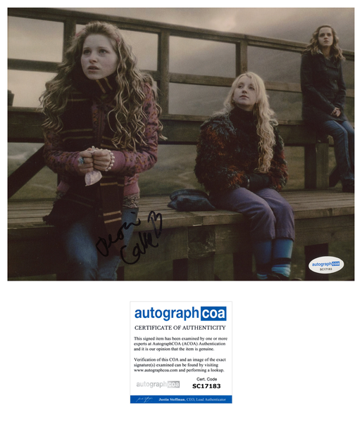 Jessie Cave Harry Potter Signed Autograph 8x10 Photo ACOA