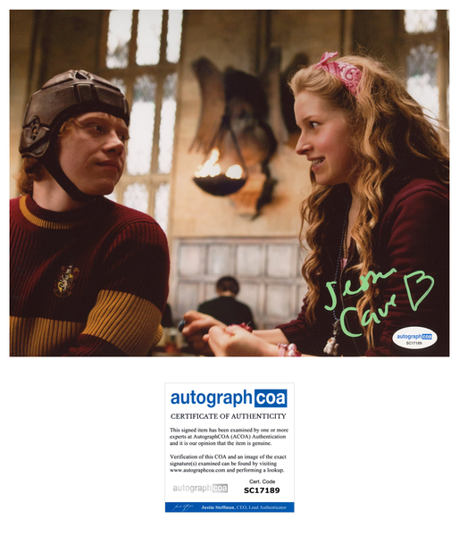 Jessie Cave Harry Potter Signed Autograph 8x10 Photo ACOA