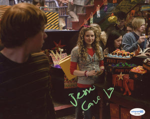 Jessie Cave Harry Potter Signed Autograph 8x10 Photo ACOA