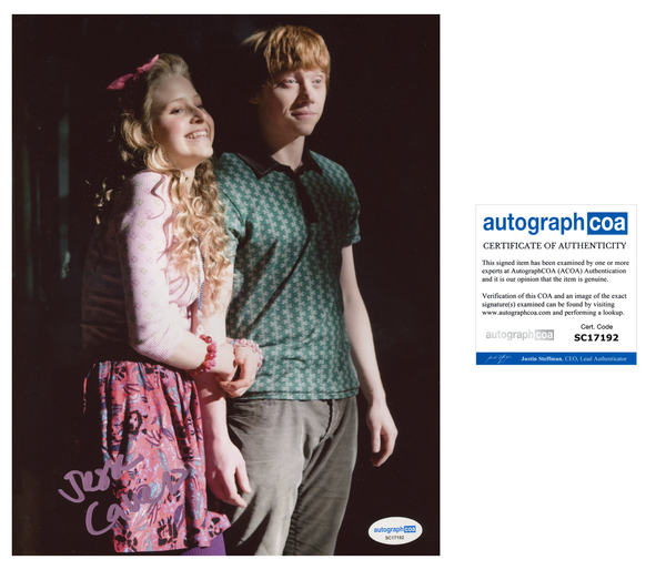 Jessie Cave Harry Potter Signed Autograph 8x10 Photo ACOA