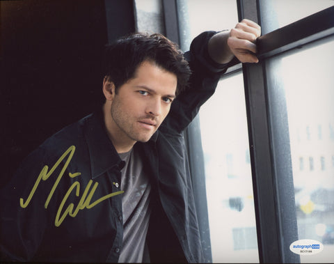 Misha Collins Supernatural Signed Autograph 8x10 Photo ACOA