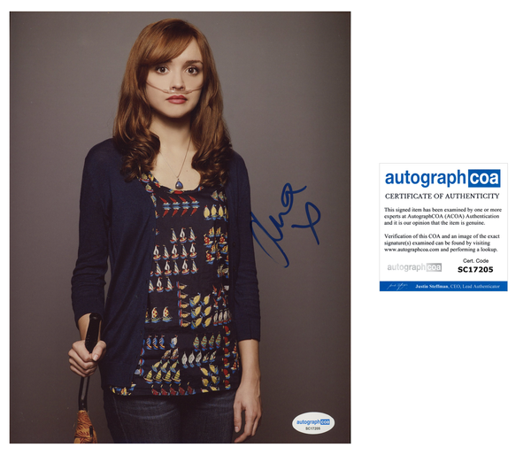 Olivia Cooke Bates Motel Autograph 8x10 Photo ACOA