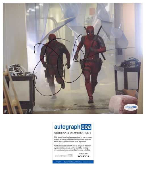 James Corden Deadpool Signed Autograph 8x10 Photo ACOA