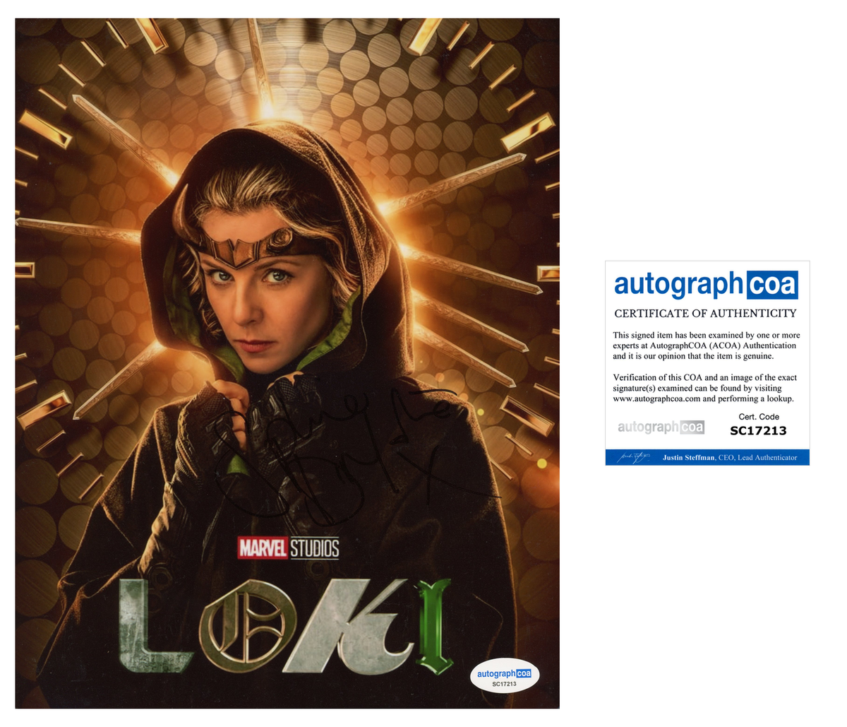 Sophia Di Martino Loki Signed Autograph 8x10 Photo ACOA | Outlaw ...