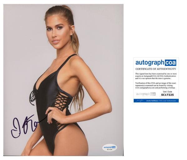 Kara Del Toro At Midnight Signed Autograph 8x10 Photo ACOA