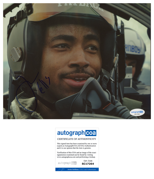 Jay Ellis Top Gun Signed Autograph 8x10 Photo ACOA