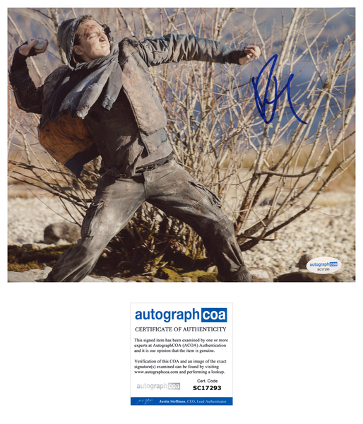 Richard Harmon The 100 Signed Autograph 8x10 Photo ACOA