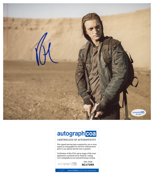 Richard Harmon The 100 Signed Autograph 8x10 Photo ACOA