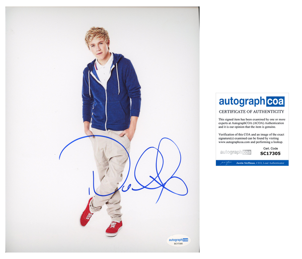 Niall Horan One Direction Signed Autograph 8x10 Photo ACOA