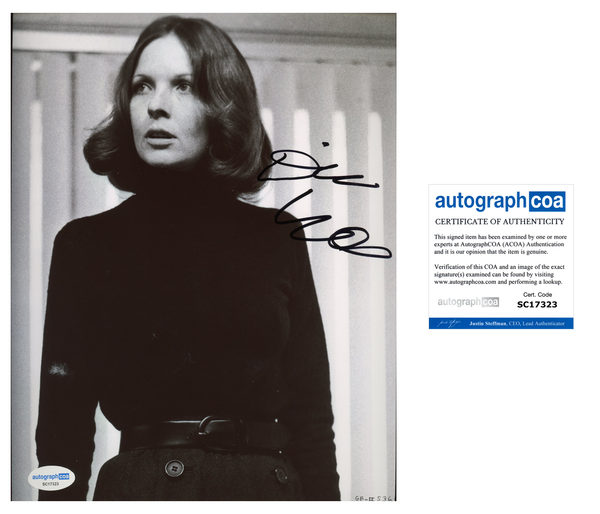 Diane Keaton Signed Autograph 8x10 Photo ACOA