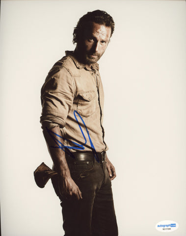 Andrew Lincoln Walking Dead Signed Autograph 8x10 Photo ACOA