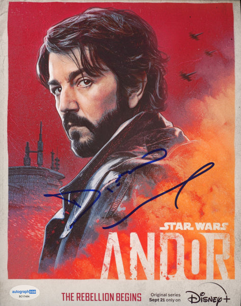 Diego Luna Andor Signed Autograph 8x10 Photo ACOA