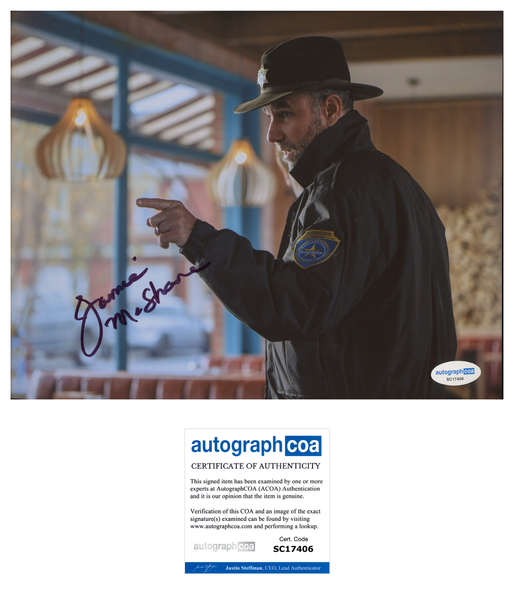 Jamie McShane Wednesday Signed Autograph 8x10 Photo ACOA