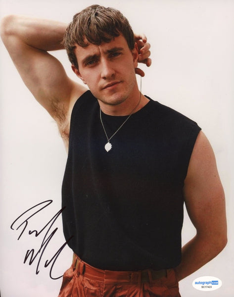 Paul Mescal Signed Autograph 8x10 Photo ACOA