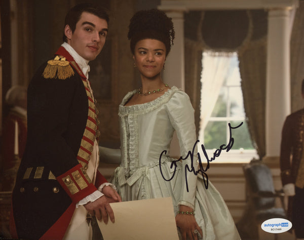 Corey Mylchreest Bridgerton Queen Charlotte Signed Autograph 8x10 Photo ACOA