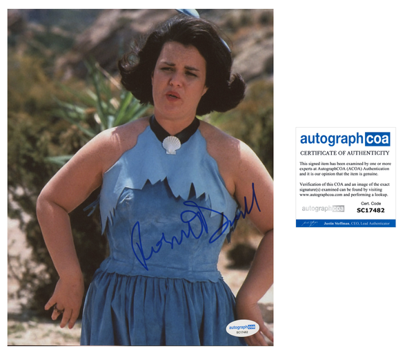 Rosie O'Donnell Flintstones Signed Autograph 8x10 Photo ACOA