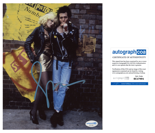 Gary Oldman Sid and Nancy Signed Autograph 8x10 Photo ACOA