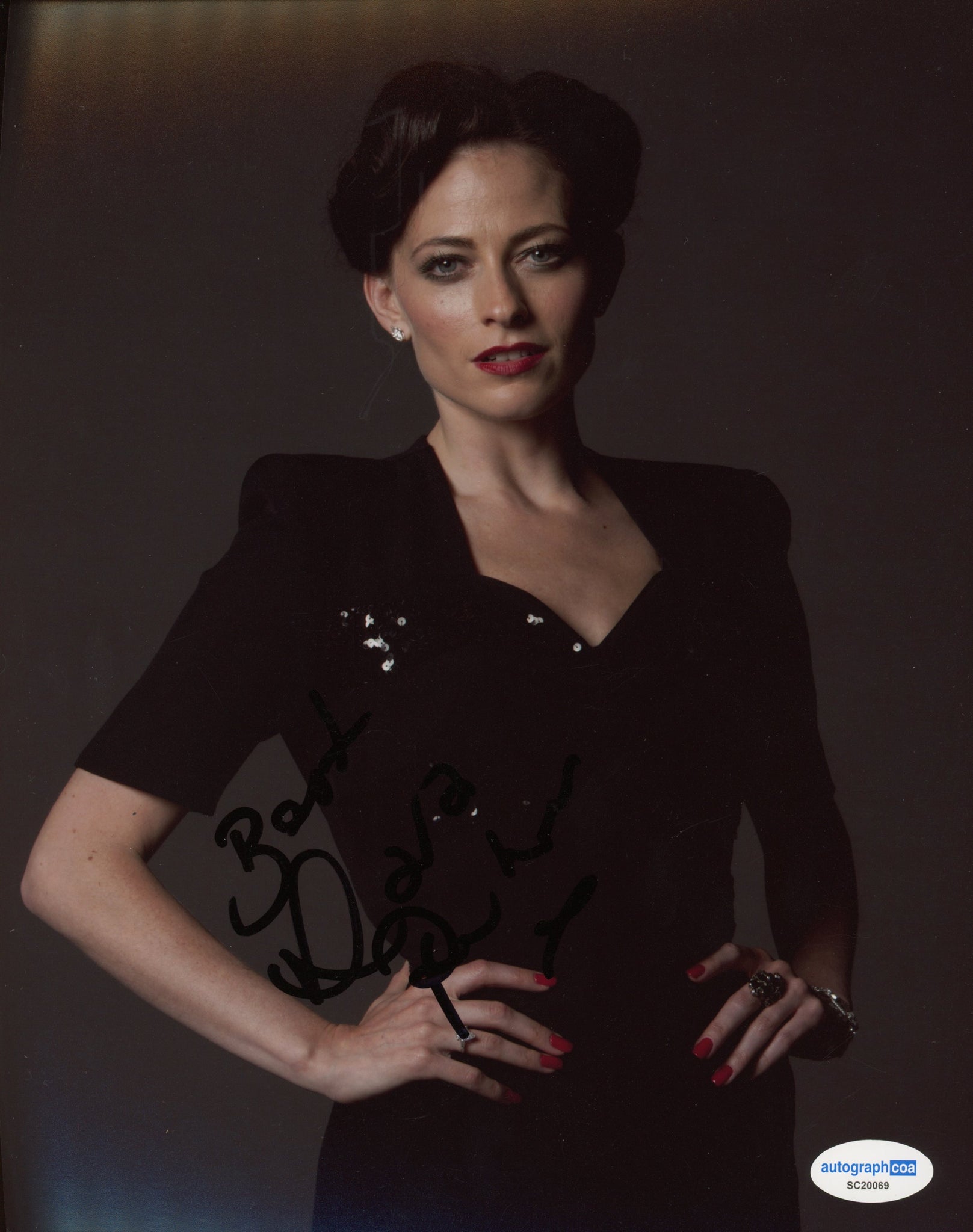 Lara Pulver Sherlock Signed Autograph 8x10 Photo ACOA