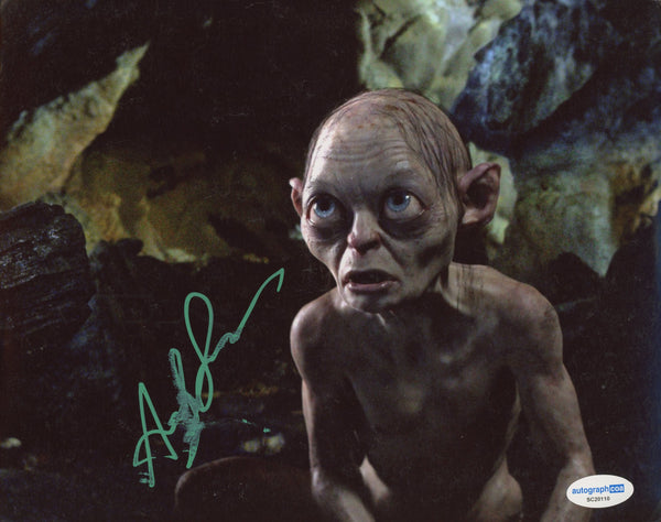 Andy Serkis Lord of the Rings Signed Autograph 8x10 Photo ACOA