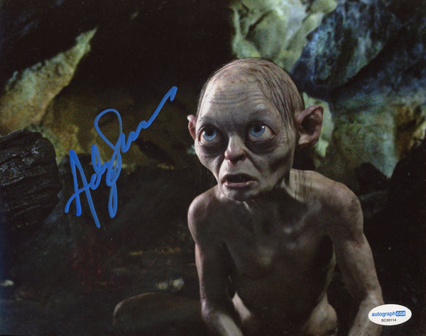 Andy Serkis Lord of the Rings Signed Autograph 8x10 Photo ACOA