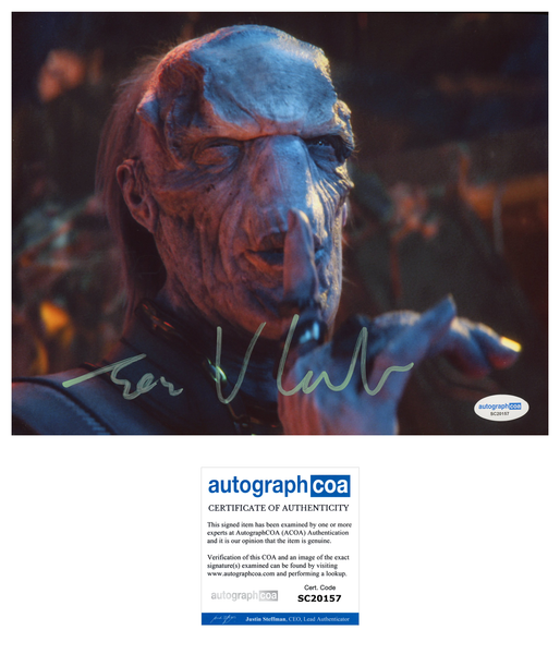 Tom Vaughan Lawlor Avengers Signed Autograph 8x10 Photo ACOA