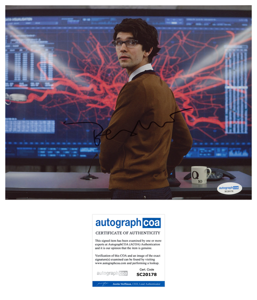 Ben Whishaw Bond Signed Autograph 8x10 Photo ACOA