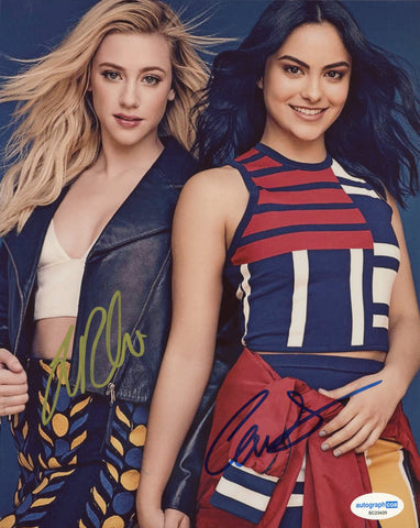 Camila Mendes & Lili Reinhart Riverdale Signed Autograph 8x10 Photo ACOA
