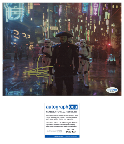 Sung Kang Obi Wan Signed Autograph 8x10 Photo ACOA