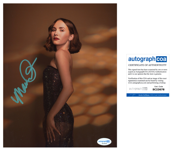 Maude Apatow Euphoria Signed Autograph 8x10 Photo ACOA