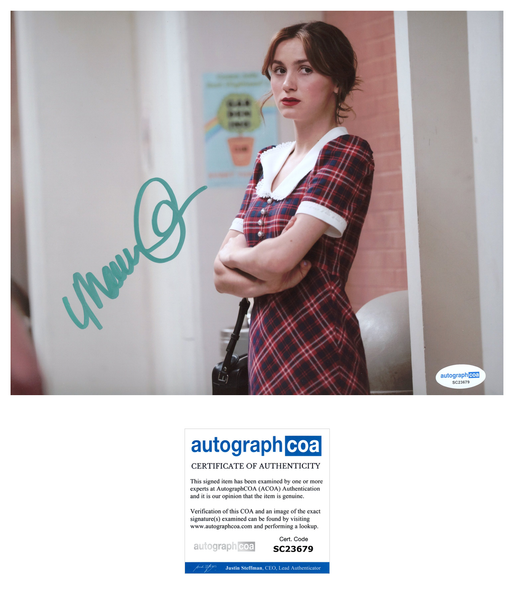 Maude Apatow Euphoria Signed Autograph 8x10 Photo ACOA