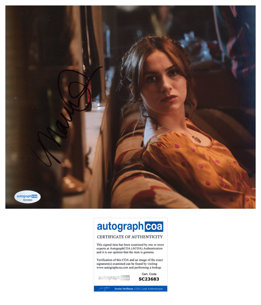 Maude Apatow Euphoria Signed Autograph 8x10 Photo ACOA