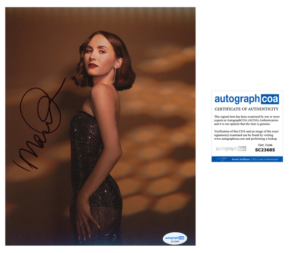 Maude Apatow Euphoria Signed Autograph 8x10 Photo ACOA