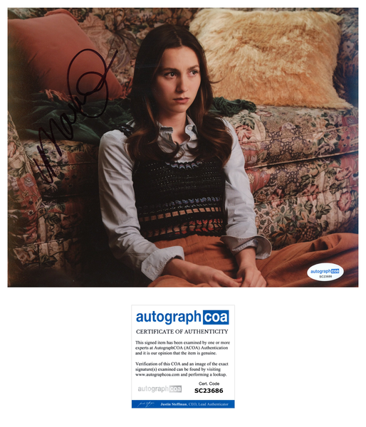 Maude Apatow Euphoria Signed Autograph 8x10 Photo ACOA