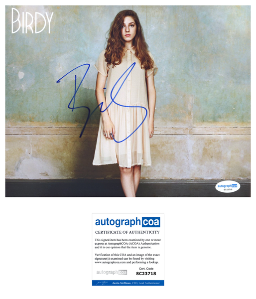 Birdy Signed Autograph 8x10 Photo ACOA