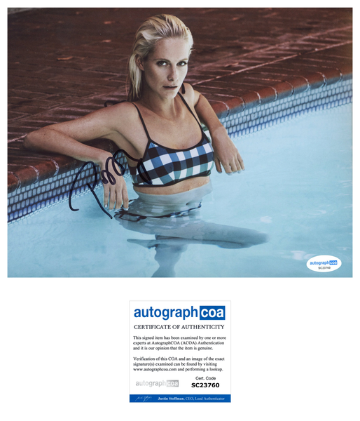 Poppy Delevingne Sexy Signed Autograph 8x10 Photo ACOA