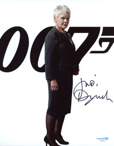 Judi Dench Bond Signed Autograph 8x10 Photo ACOA