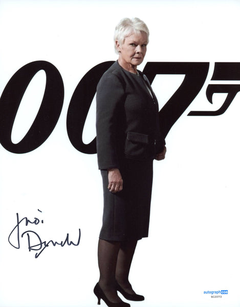 Judi Dench Bond Signed Autograph 8x10 Photo ACOA