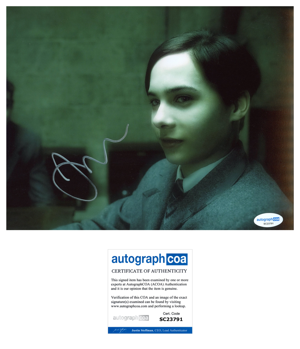 Frank Dillane Harry Potter Signed Autograph 8x10 Photo ACOA | Outlaw ...