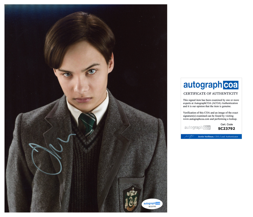 Frank Dillane Harry Potter Signed Autograph 8x10 Photo ACOA | Outlaw ...