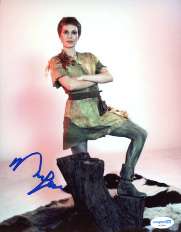 Mia Farrow Peter Pan Signed Autograph 8x10 PHoto ACOA