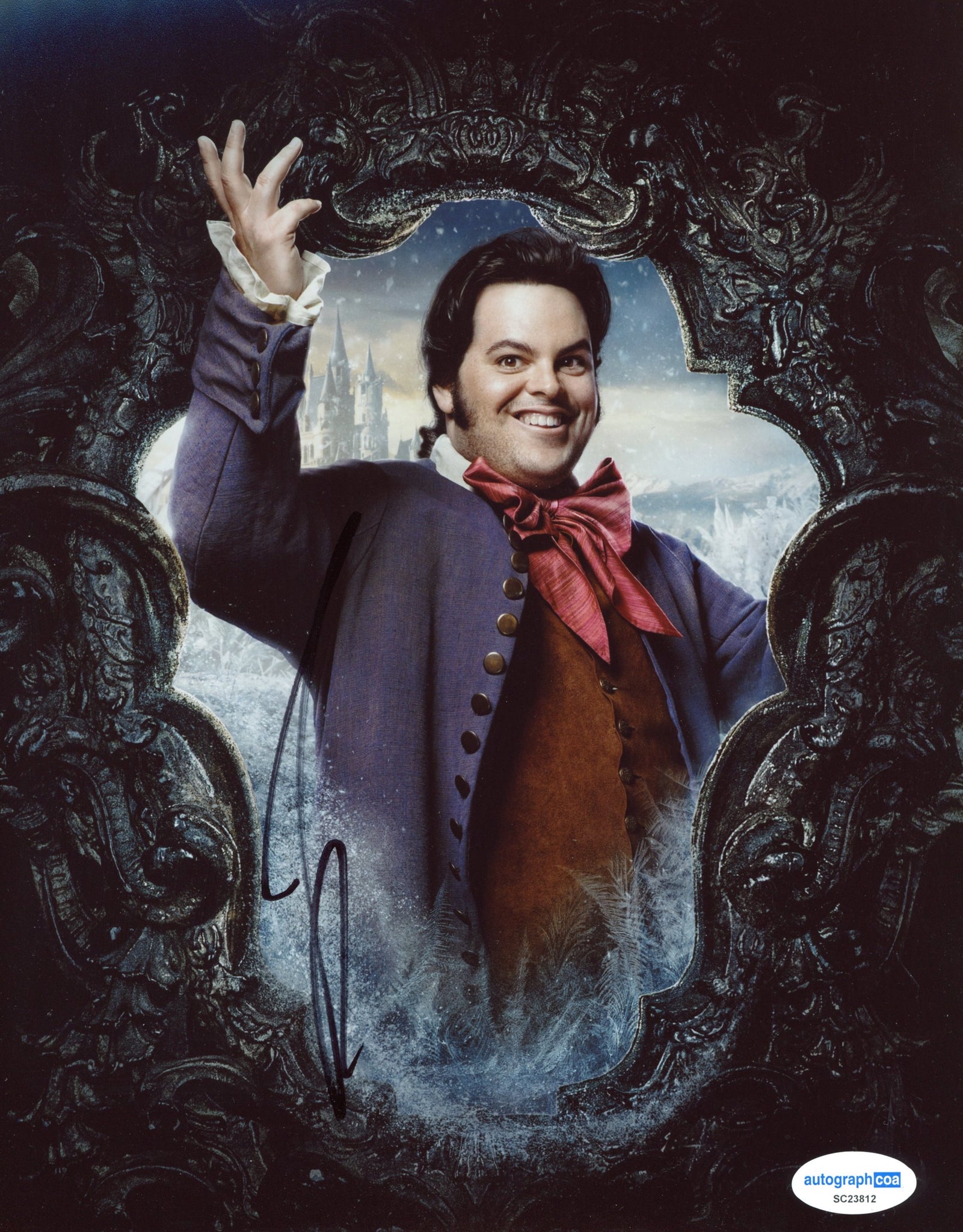 Josh Gad Beauty and the Beast Signed Autograph 8x10 Photo ACOA