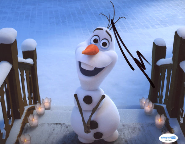 Josh Gad Frozen Signed Autograph 8x10 Photo ACOA