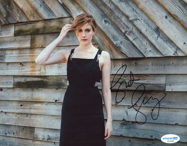 Greta Gerwig Sexy Signed Autograph 8x10 Photo ACOA