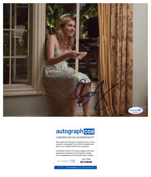 Greta Gerwig Sexy Signed Autograph 8x10 Photo ACOA