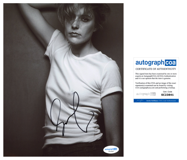 Greta Gerwig Sexy Signed Autograph 8x10 Photo ACOA