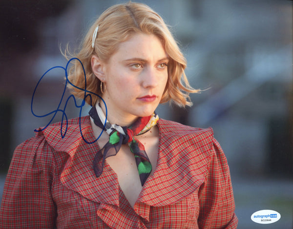 Greta Gerwig Sexy Signed Autograph 8x10 Photo ACOA