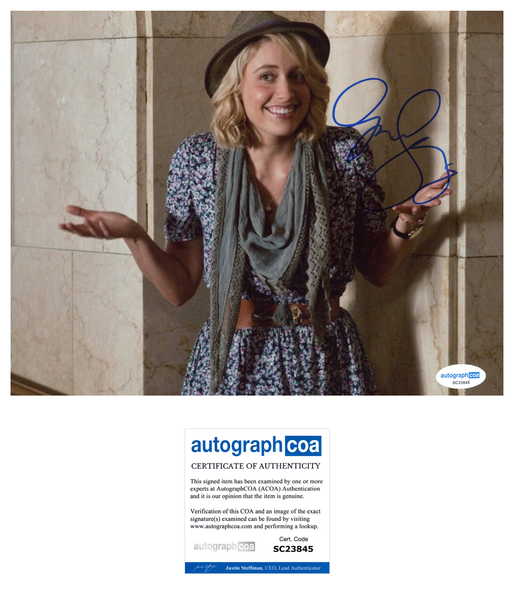 Greta Gerwig Sexy Signed Autograph 8x10 Photo ACOA