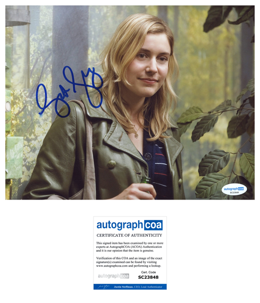 Greta Gerwig Sexy Signed Autograph 8x10 Photo ACOA