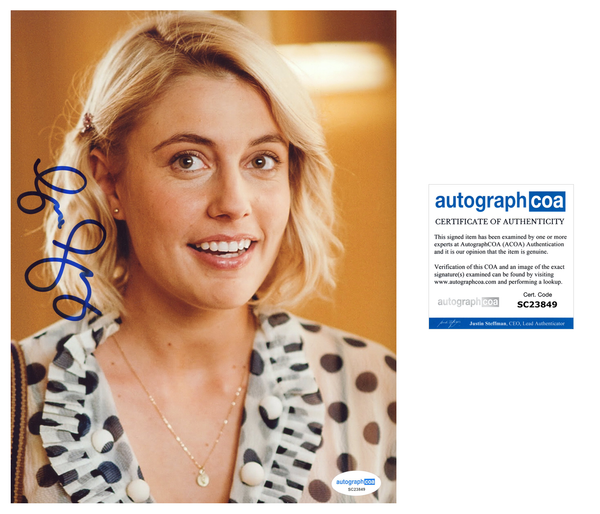 Greta Gerwig Sexy Signed Autograph 8x10 Photo ACOA